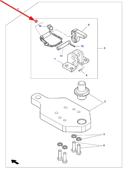 Slika Piton Fix Hitch Lock Pin 4313536M92