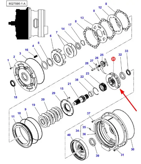 Slika Planetary gear basket 4314100M1