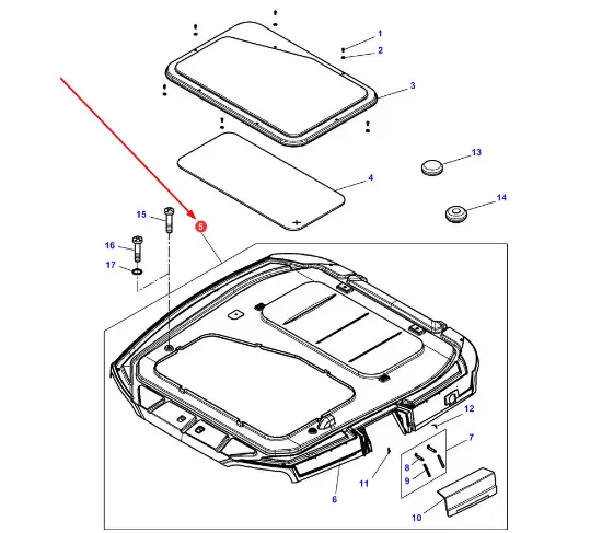 Slika Roof cover 4351946M93