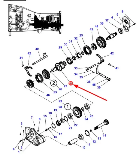 Slika Intermediate shaft 4359300M1