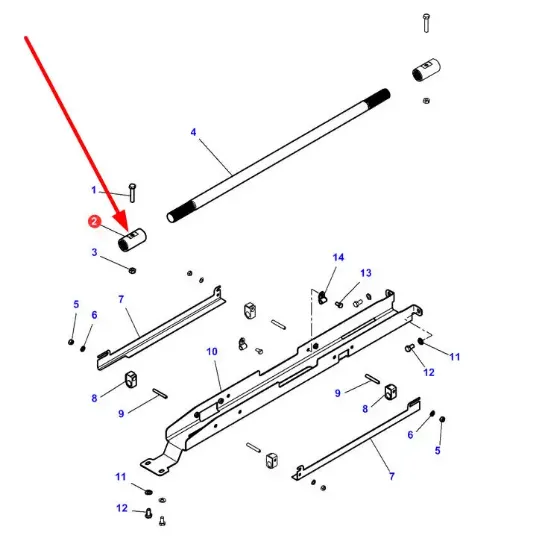 Slika Drive shaft connector 4383455M1