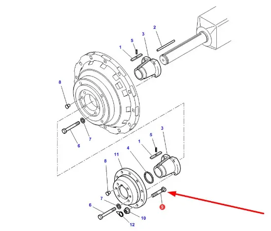 Slika Wheel stud M22 x 1, 5 x 100 4384974M1