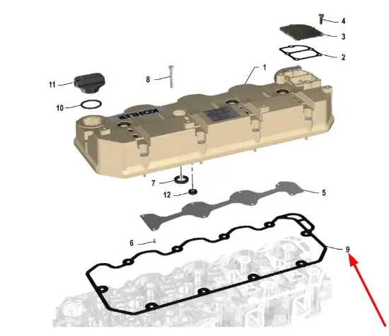 Slika Valve cover gasket 4400147