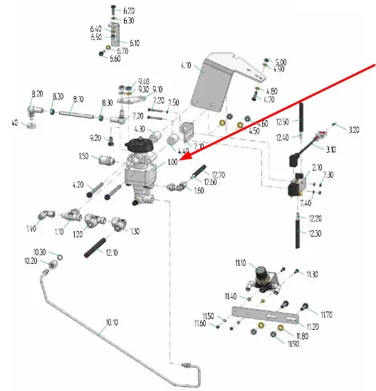 Slika Trailer Control Valve 4700152670