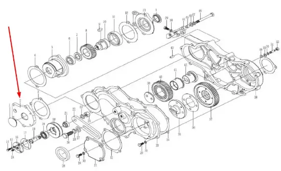 Slika Hydraulic pump housing plate 4L22BT-01706