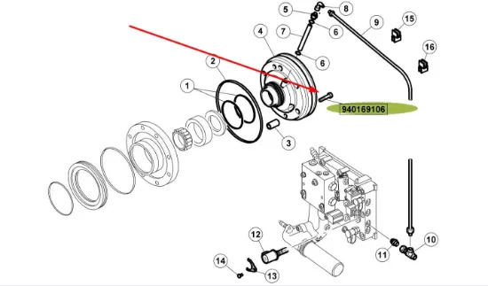 Slika Differential locking bolt 5003001520