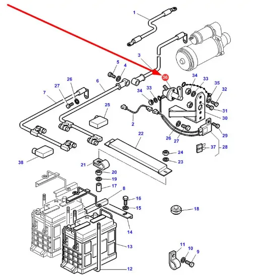 Slika Switch - battery disconnector 50770465020