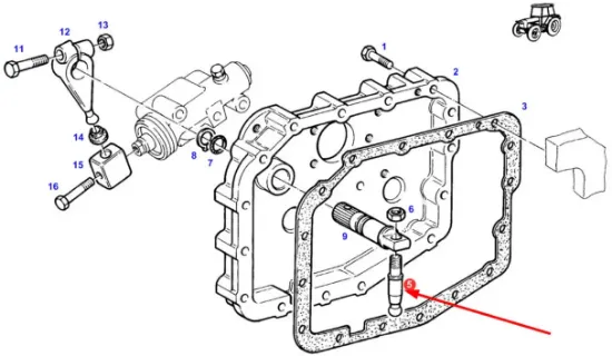 Slika Gear shift lever 514100090320