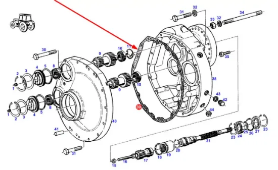 Slika Gearbox gasket 514100150120