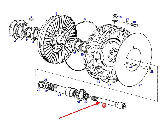 Slika Turbo shaft 514100430040