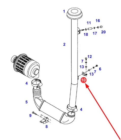 Slika Air intake mount 515200090040