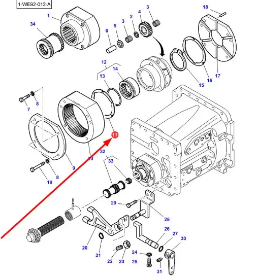 Slika Thrust washer 518414M1