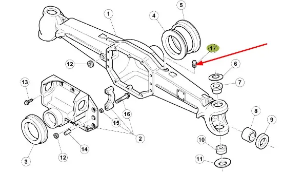 Slika Front axle breather 6000100386