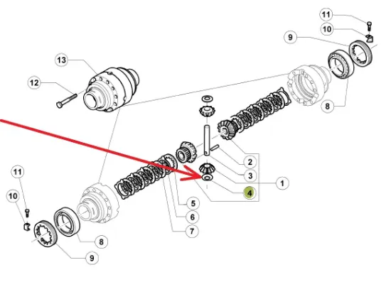 Slika Differential washer 6000100820