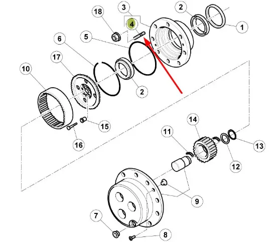 Slika Wheel stud 6000103251