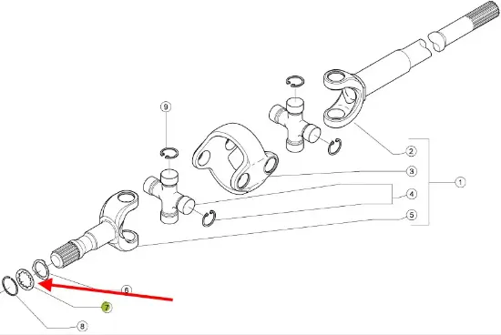 Slika Axle spacer 6000103939