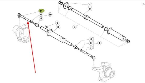 Slika Tie rod end M20/M24 x 1.5 6000104516