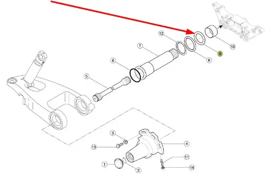 Slika Axle suspension washer 6000105454