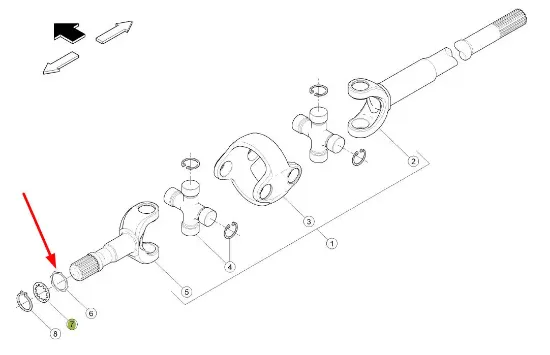 Slika Shaft washer 6000105470