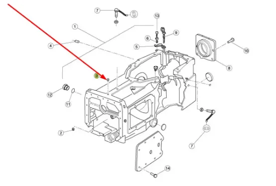 Slika Gearbox housing cover 6005018986