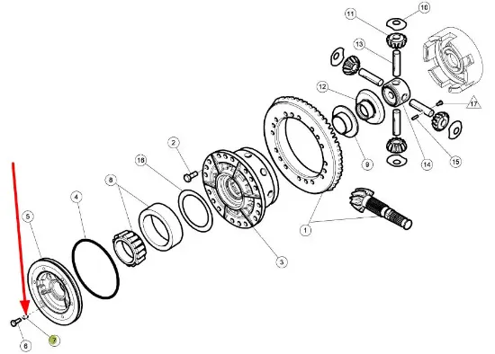 Slika Differential spring pin 6005021687