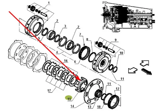 Slika Gearbox housing 6005021988