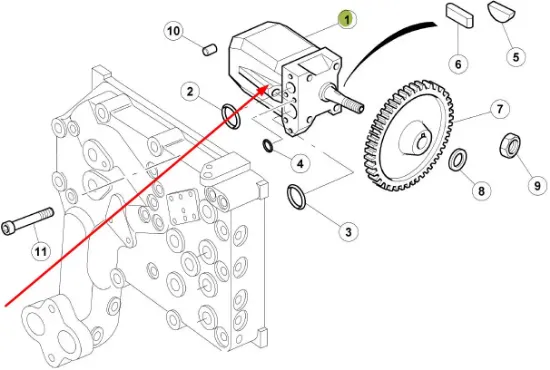 Slika Hydraulic pump 6005024038