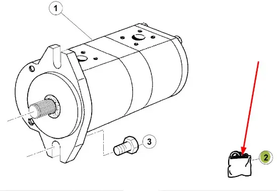 Slika Hydraulic pump seal kit 6005029481