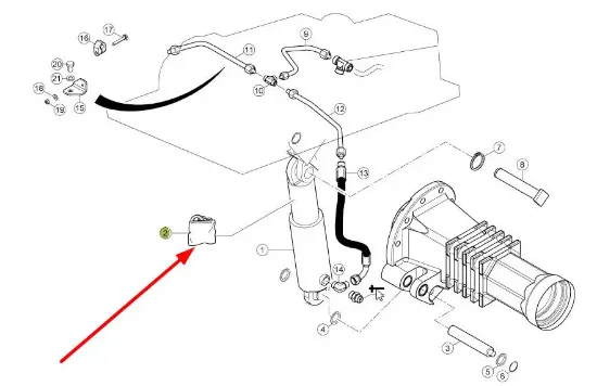 Slika Rear linkage cylinder seals 6005030859