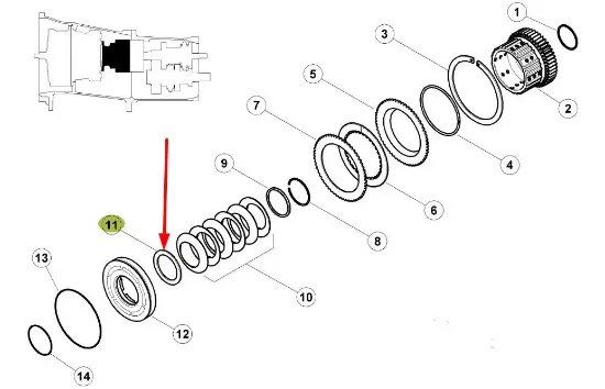 Slika Gearbox washer 6005031645