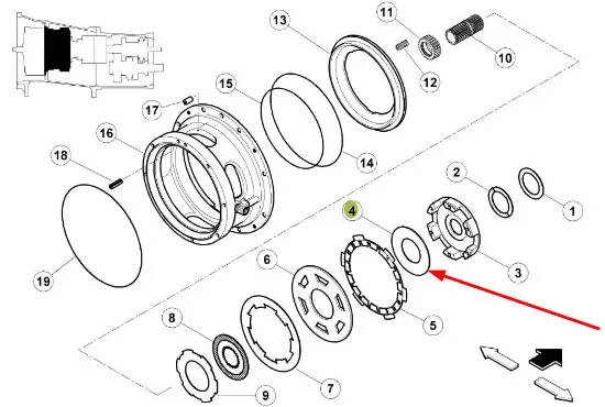 Slika Gearbox spring washer 6005033271