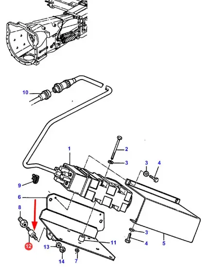 Slika AGCO 658081M2 metal-rubber shock absorber