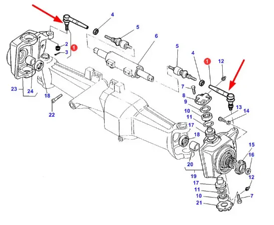 Slika Tie rod end M18/M20 70598