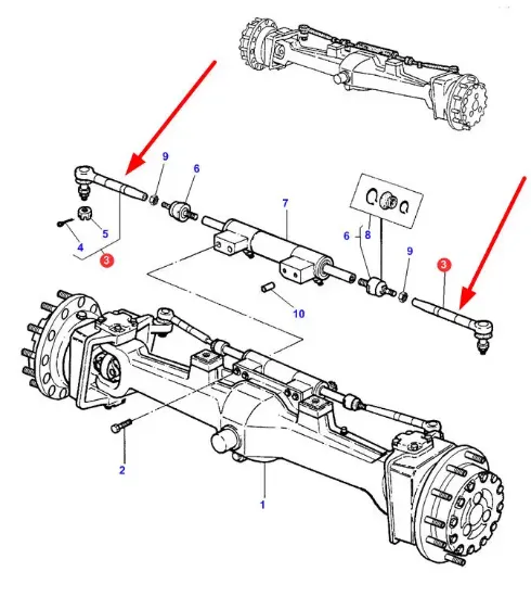 Slika Tie rod end M24/M24 70601