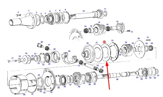 Slika Clutch friction plate 105 x 168 x 2.5 70806168