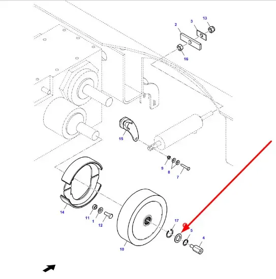 Slika Parking brake pad 70919393