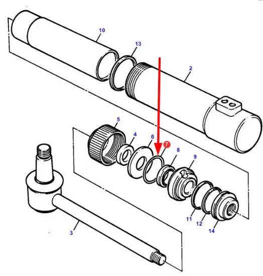 Slika Power steering actuator o-ring 35 x 41 x 3 70924270