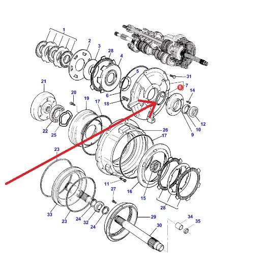 Slika Dynashift gear o-ring 70930787