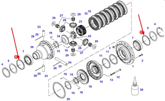 Slika Differential ring 716150010160