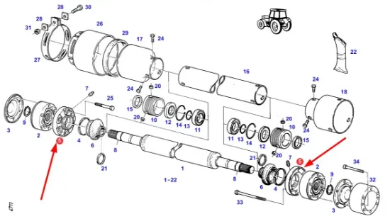 Slika Drive shaft flange 716300080071