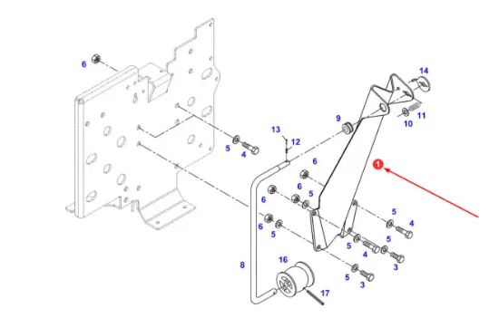 Slika Top link bracket 716870051251