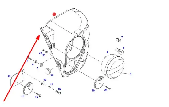 Slika Rear light cover 716900020011