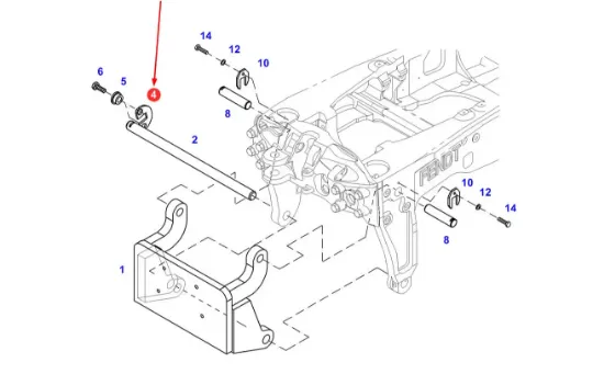 Slika Front linkage pin lock 716921010030