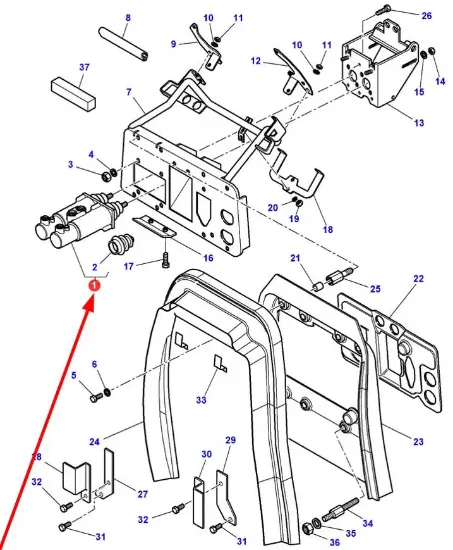 Slika Brake cylinder 71715158