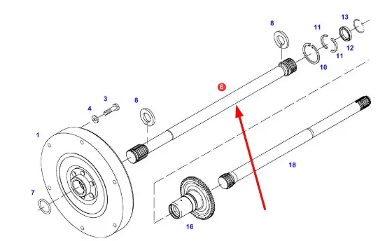 Slika Power transmission shaft 718100420012