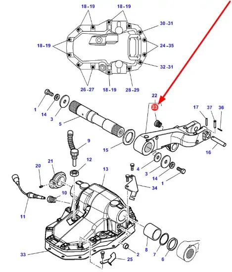 Slika Bushing with cylinder mounting collar 71815581