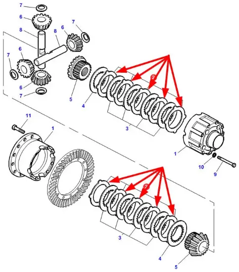 Slika Front axle differential disc 1,9mm 72162272