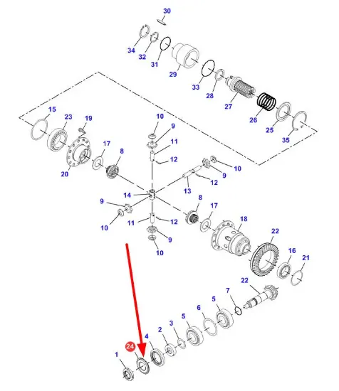 Slika Gearbox metal cover AGCO 7250404501