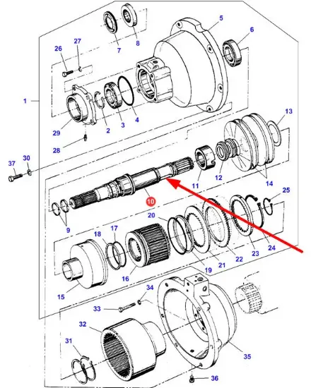 Slika Front drive shaft 72508069