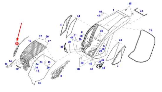 Slika Right cover 737500022321